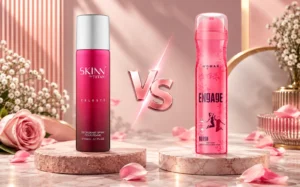 Read more about the article SKINN Celeste vs Engage Blush: Best Long Lasting Deo for Women?